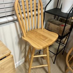 Two Matching Rotating Bar Stools (29’’ From Ground)