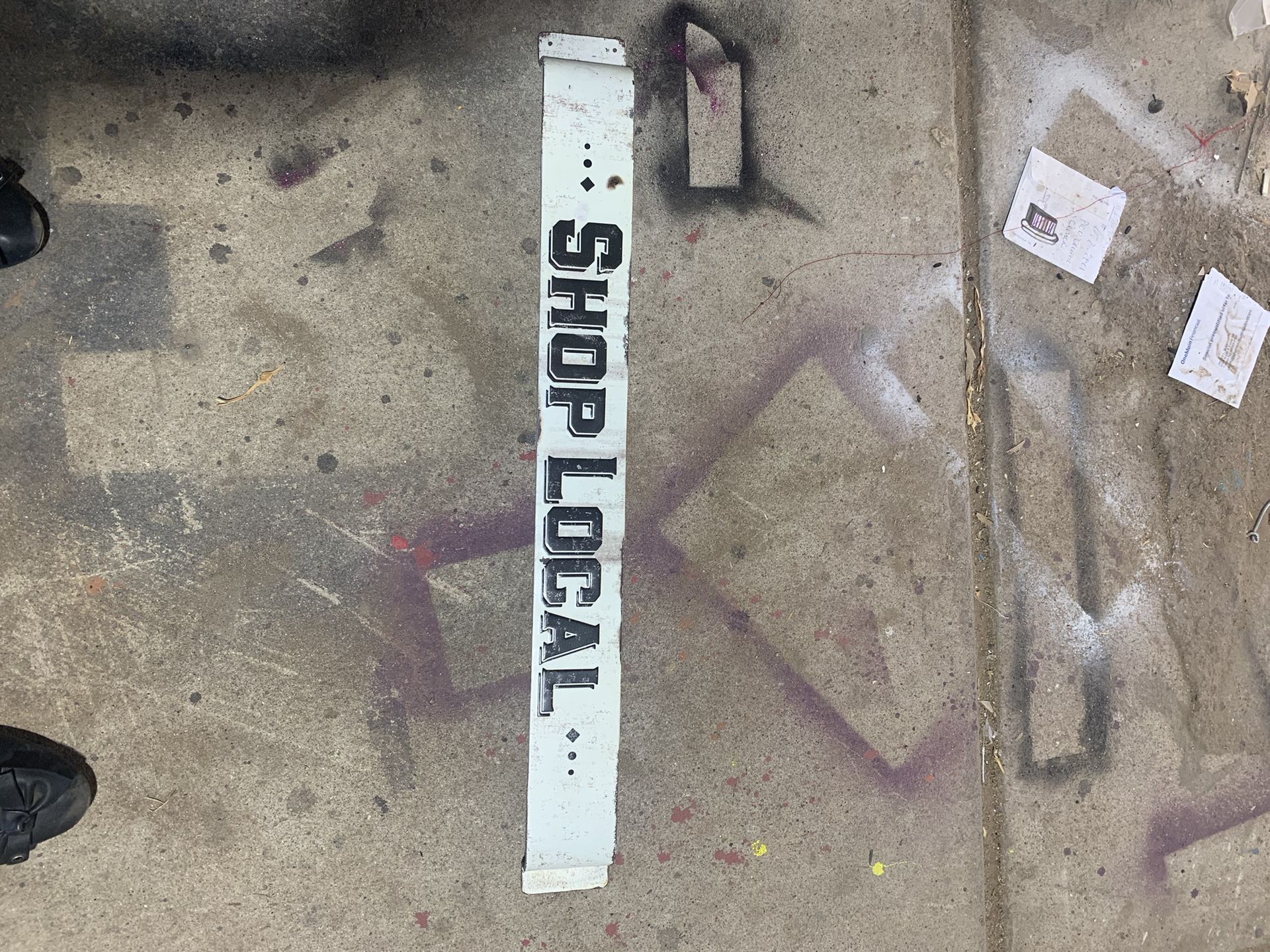 Metal Sign From Tractor Supply