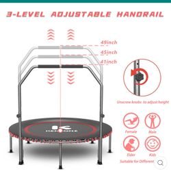 Kensone 3 Level Handrail Bungee Trampoline