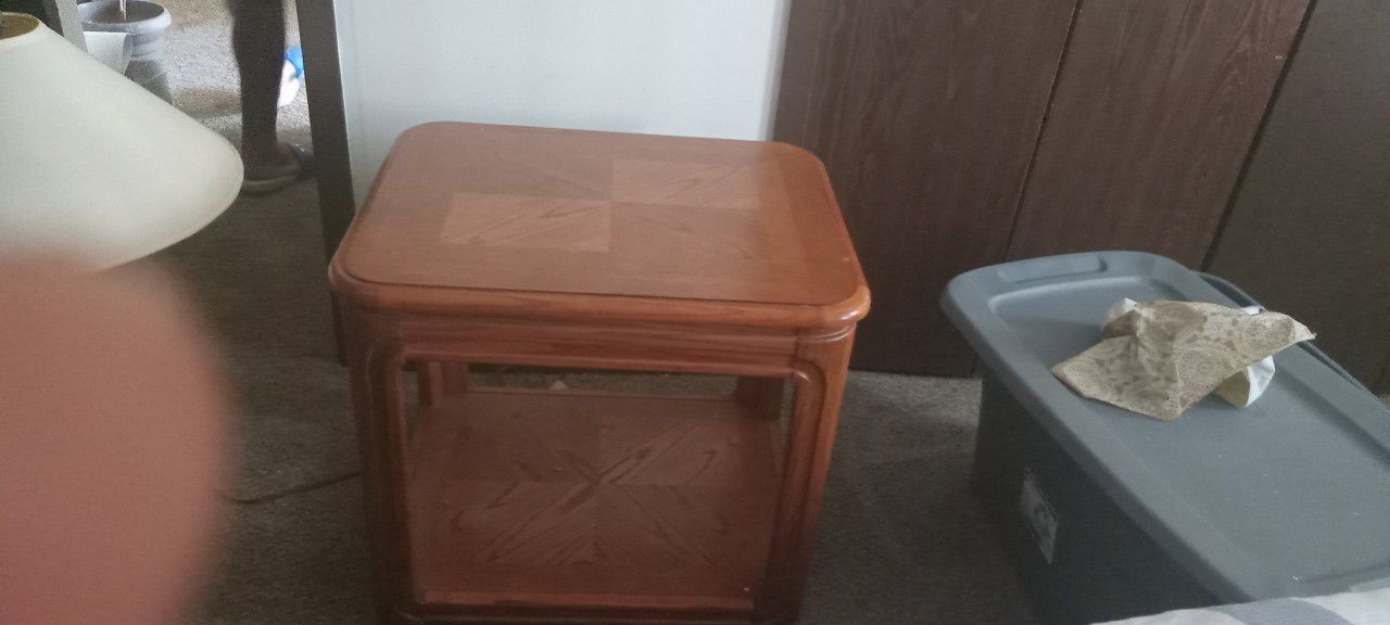 Coffee Table Set With Two End Tables 
