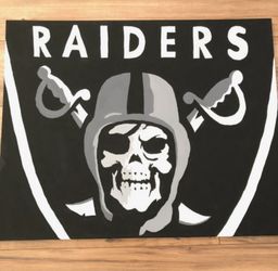 Raiders canvas painting
