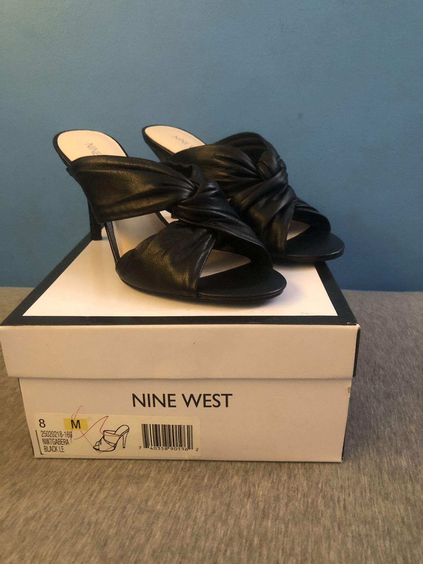 Nine West Gabera Black Heels