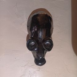 Hand Made Mid Century Alien Mask Sculpture 