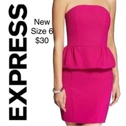 Express Pink Dress Size 6