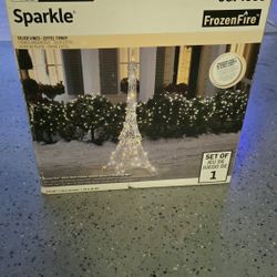 5 Foot Tall Sparkle Eiffel Tower