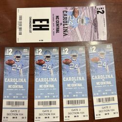 UNC TICKETS OBO (WILL SELL SINGULAR IF NEEDED)