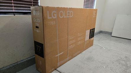 77 Inch Oled LG B3 Smart TV 4K UHD with 120 Hz refresh rate. Brand new factory sealed.