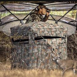 Tidewe VisX See Through 300D Hunting Blind 2-3 Person Pop Up Ground Deer Blind Brand New still in the box E50