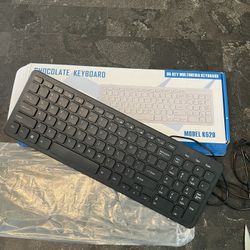New- Wired Black Keyboard 