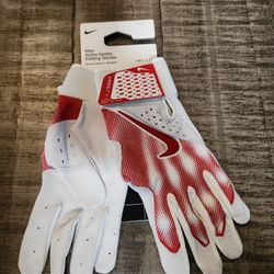 Nike Alpha Varsity Baseball Batting Gloves Sz Large 