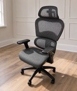 Black ergonomic mesh computer chair