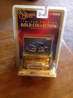 Dale Earnhardt 24kt gold plated limited edition car