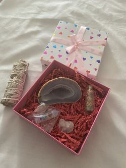 Gift Set Crystals And Sage 