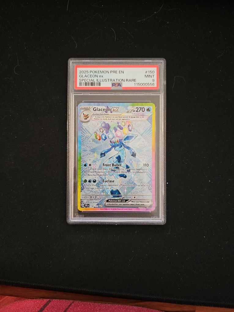 Glaceon EX SIR 150/131 PSA 9 Prismatic Evolutions