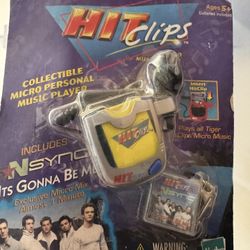 Vintage Tiger Electronics Hit Clips FM Radio Boombox *NSYNC - It’s Gonna Be Me . Sealed 