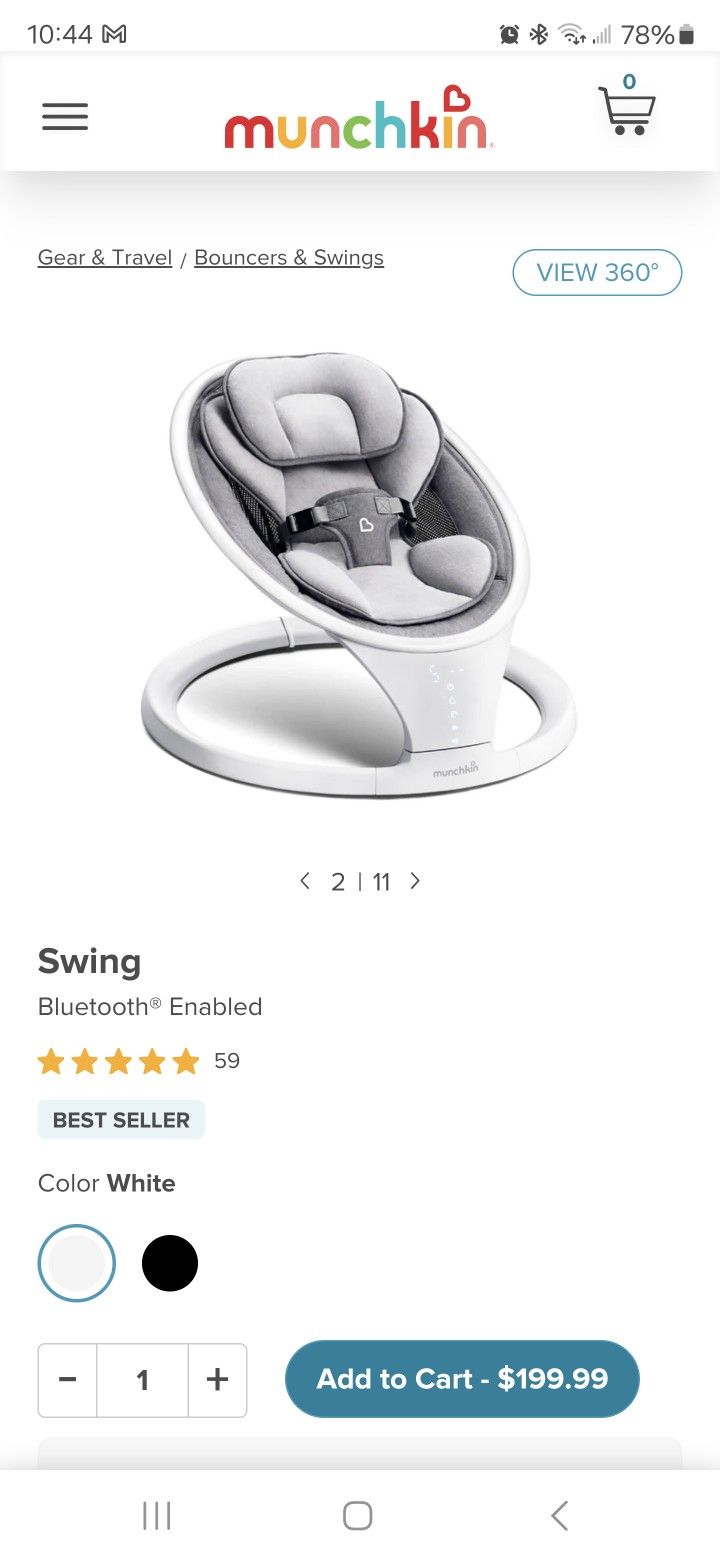 Munchkin Infant Swing