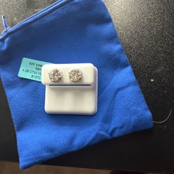 Vvsd Moisanite Diamond Studs 