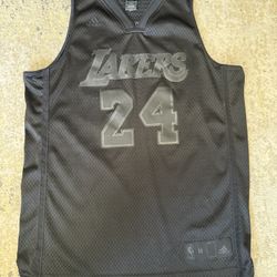Rare Vintage Authentic Adidas Los Angeles Lakers Kobe Bryant Blackout Jersey Size Medium Adult, Not Lebron, Luka, Shaq, Curry, Wemby RC 