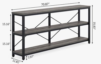 Long console table