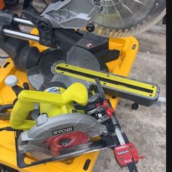 Ryobi Miter Saw & Hand Saw