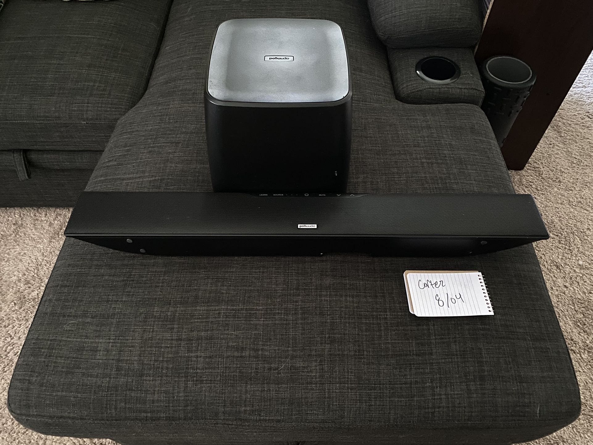 Polk Audio Soundbar With Subwoofer