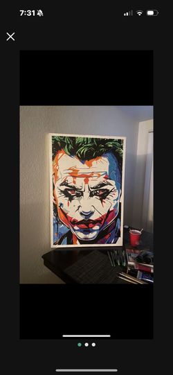 Joker Canvas Painting