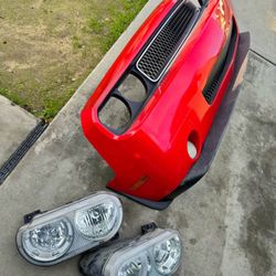 2009-14 Dodge Challenger OEM Front Bumper Grill Headlights Fog lights