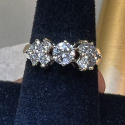 14 Kt Diamond Engagement Ring