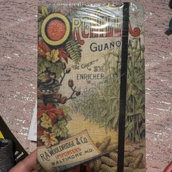  New Fabric Journal With Elastic Garden Enricher