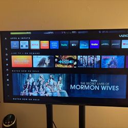 40” Smart TV & 2-tier Metal Stand