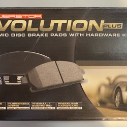 PowerStop Evolution Ceramic Disc Front Brake Pads W/Hardware 17-1058-Open Box