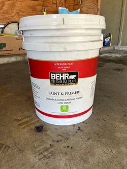 Behr Premium Plus interior flat paint