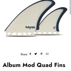 Album Mod Quad Futures Surfboard Fins