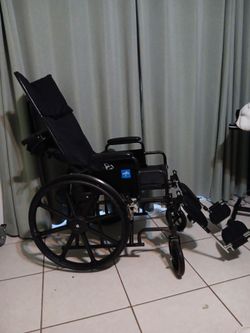 Medline Reclining Wheelchair with Leg Rests