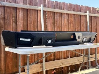 Rear Bumper For 2019-2024 Chevy Chevrolet Silverado 1500 & GMC Sierra 1500 | Yzona  SKU:  XBCB-0103