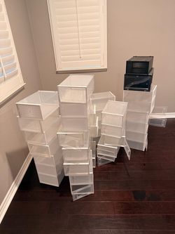 Free shoe containers.