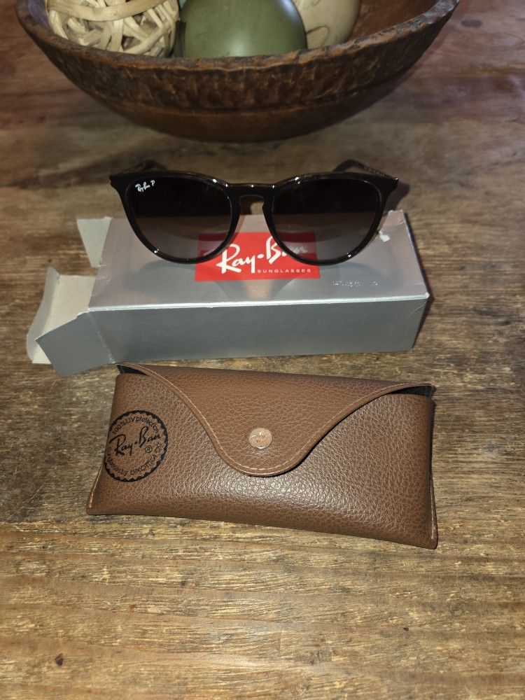 Ray-Ban RB3539 ERIKA Metal Polarized Phantos Shape Sunglasses