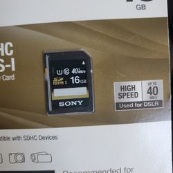 Sony SDhC UHS-I Memory Card 16GB