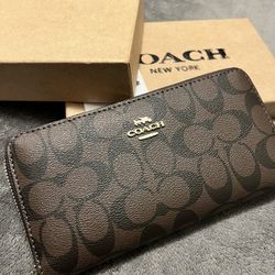 Coach Zip-Around Wallet