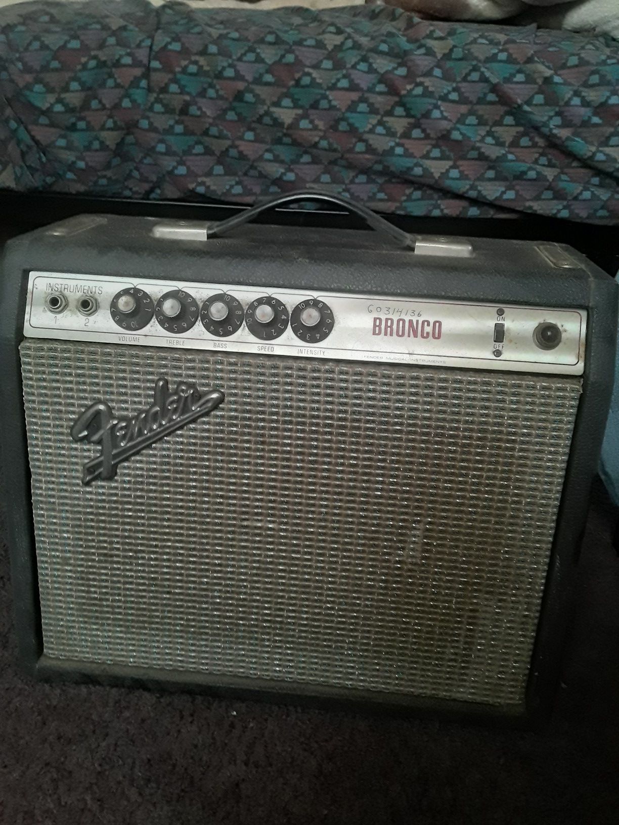 1960s Broncos Fender Guitar Amp