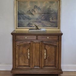 Newly Refinished, Solid Wood, Buffet or Sideboard.