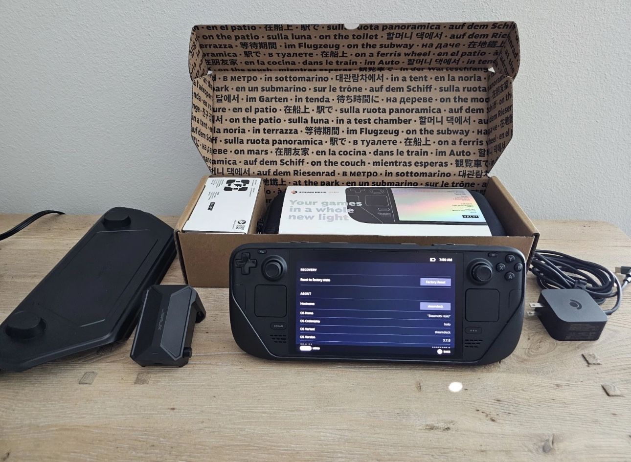 A Great Condition OLED 512GB Black Handheld Console