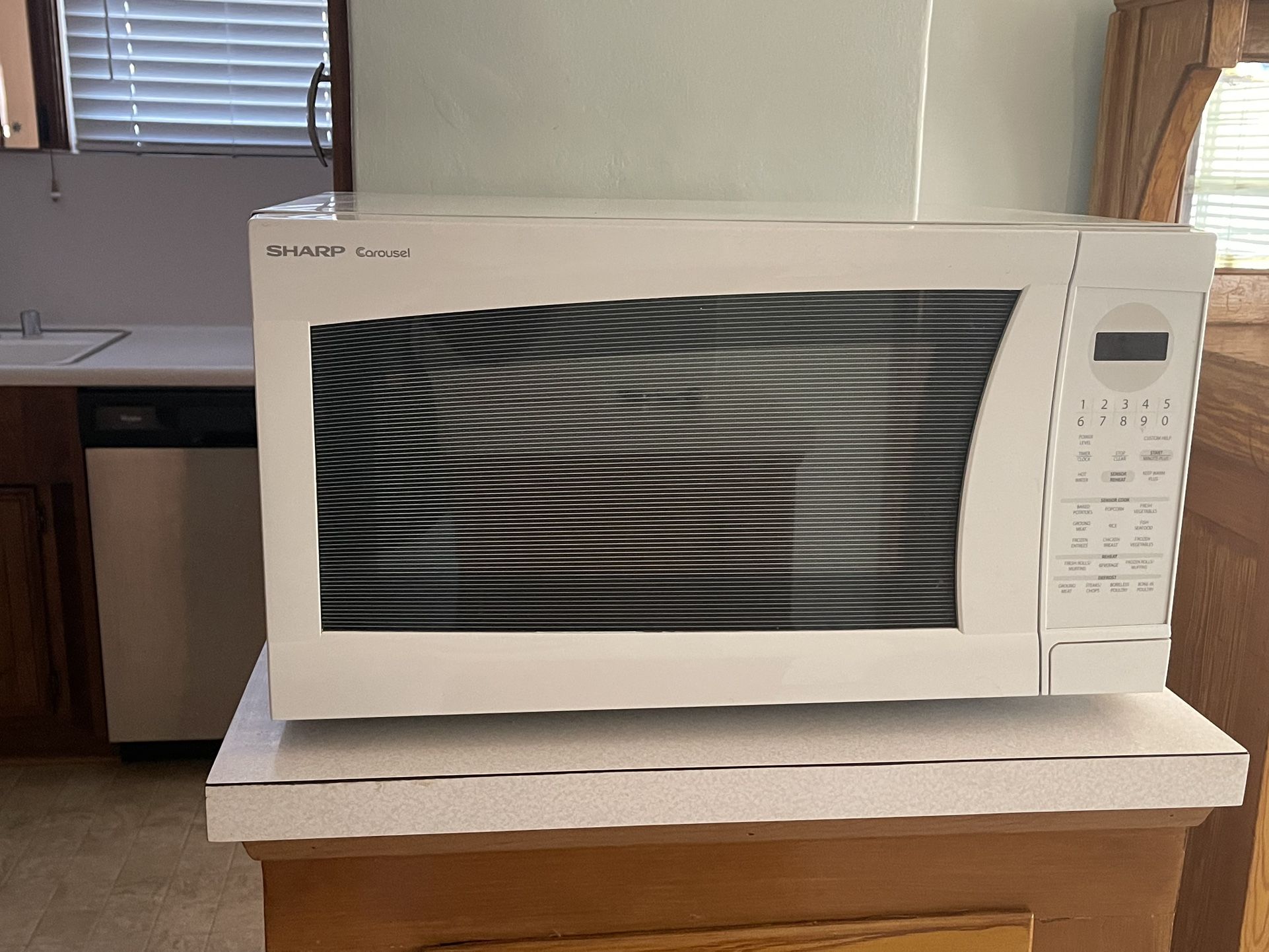 White Microwave