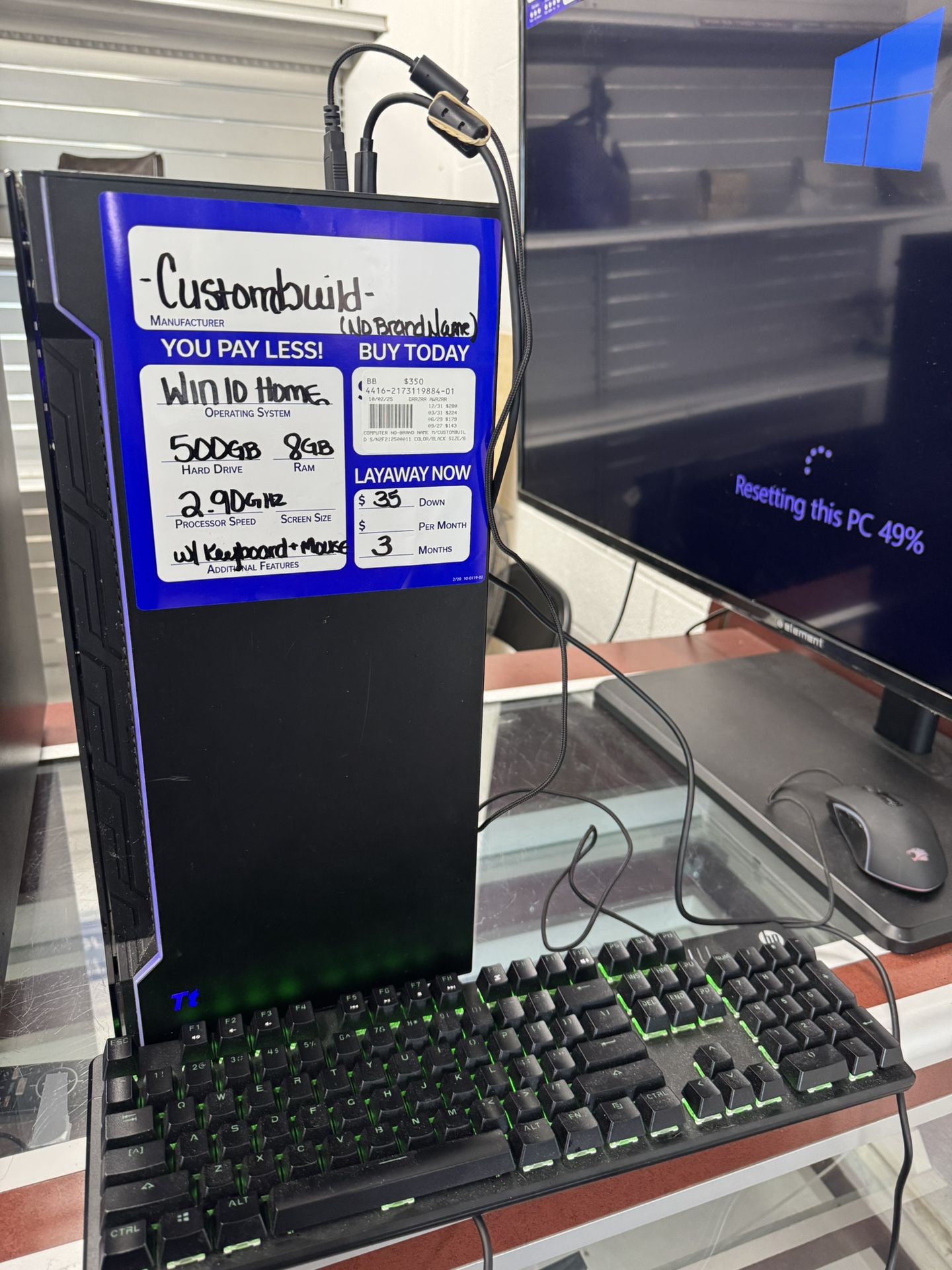 custom build monitor