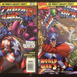 Old Captain America Comic Books