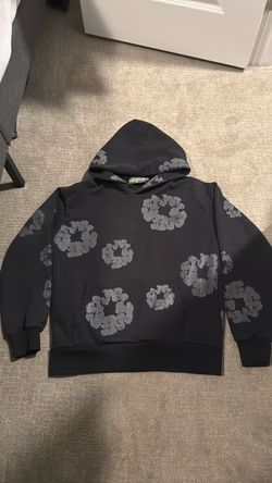 Denim Tears Cotton Wreath Hoodie Black