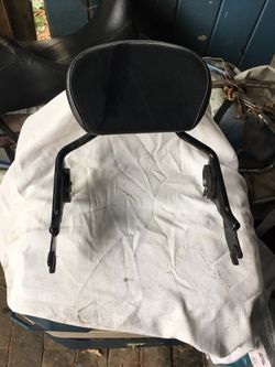 Harley Touring Oem Low Back Blacked Out Back Rest F