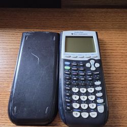 Texas Instruments TI-84 Plus Graphing Calculator Black W Cover - Tested