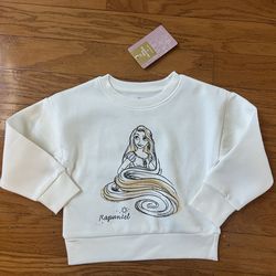 NWT Disney Princess girls sweatshirt size 3/4 yrs