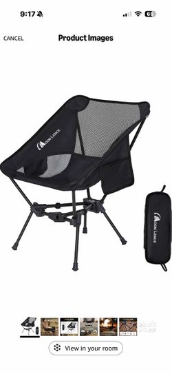 Moon Lence Portable Folding Camp Chair